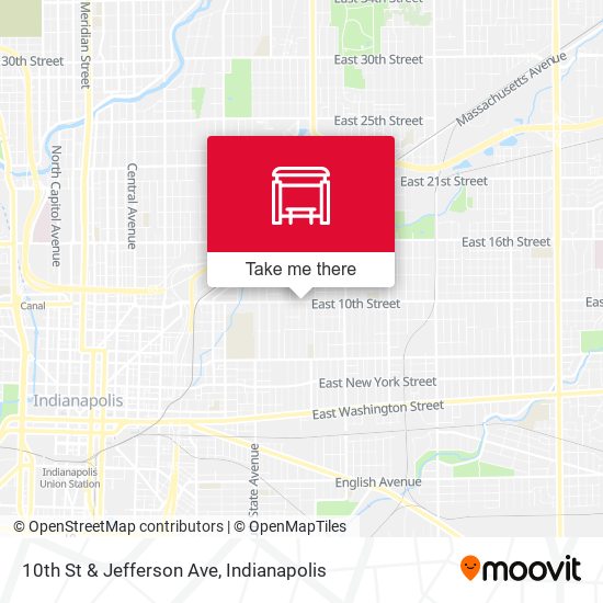 10th St & Jefferson Ave map