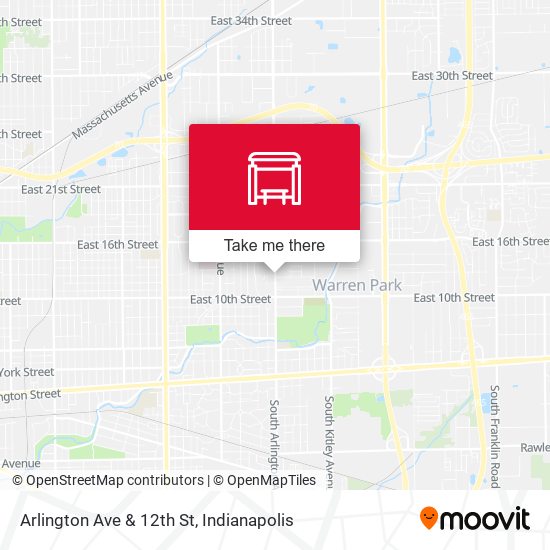 Arlington Ave & 12th St map