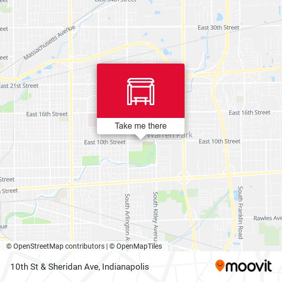 Mapa de 10th St & Sheridan Ave