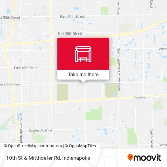 Mapa de 10th St & Mitthoefer Rd