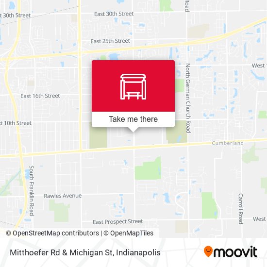 Mitthoefer Rd & Michigan St map