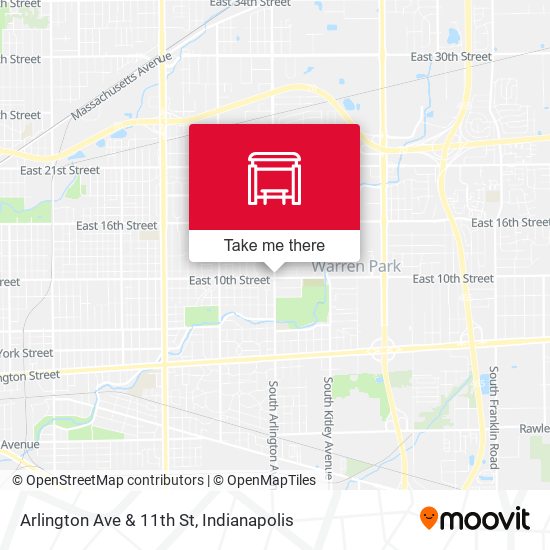 Arlington Ave & 11th St map