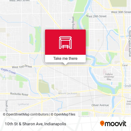Mapa de 10th St & Sharon Ave