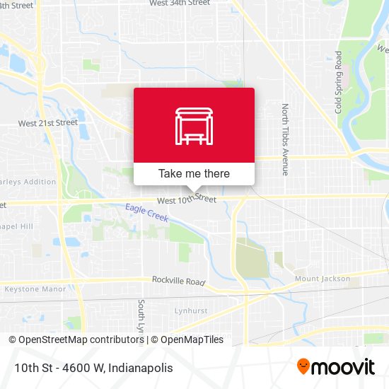 Mapa de 10th St - 4600 W
