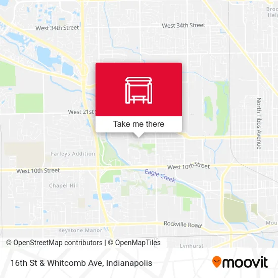 16th St & Whitcomb Ave map