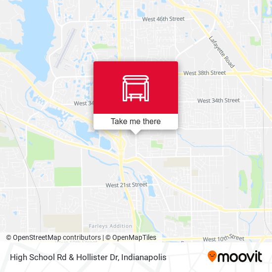 High School Rd & Hollister Dr map