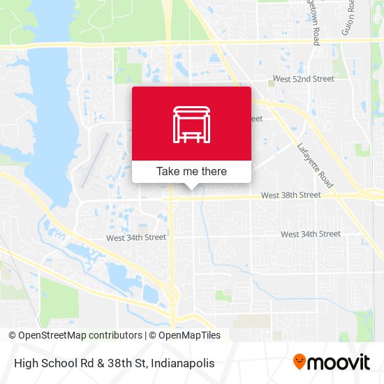 Mapa de High School Rd & 38th St