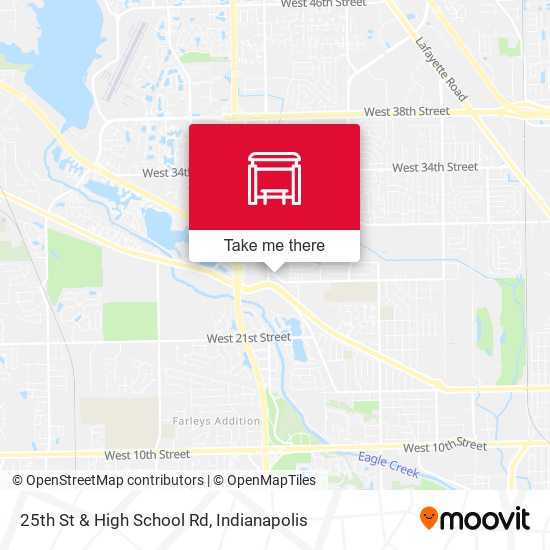 25th St & High School Rd map