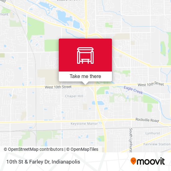 10th St & Farley Dr map