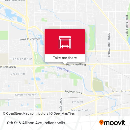 Mapa de 10th St & Allison Ave