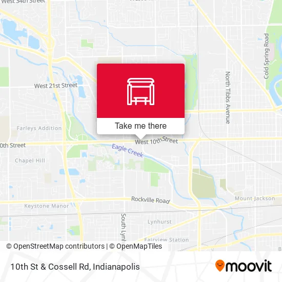 Mapa de 10th St & Cossell Rd