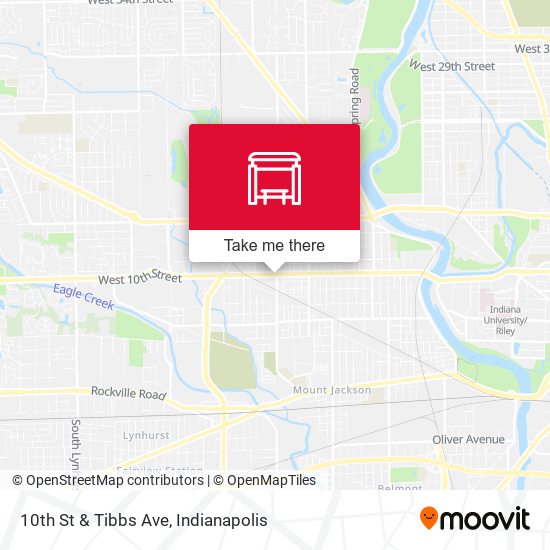 Mapa de 10th St & Tibbs Ave