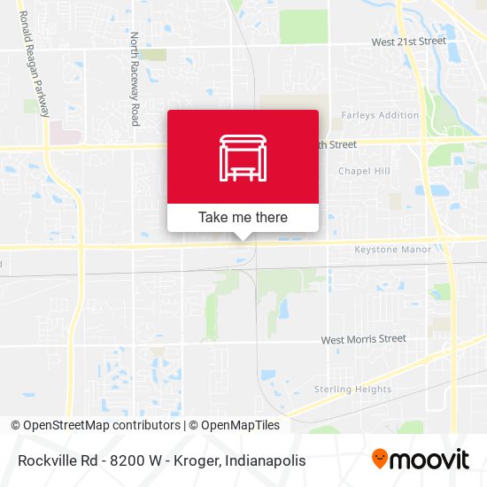 Rockville Rd - 8200 W - Kroger map