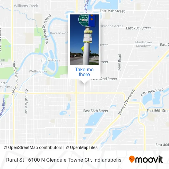 Rural St - 6100 N Glendale Towne Ctr map