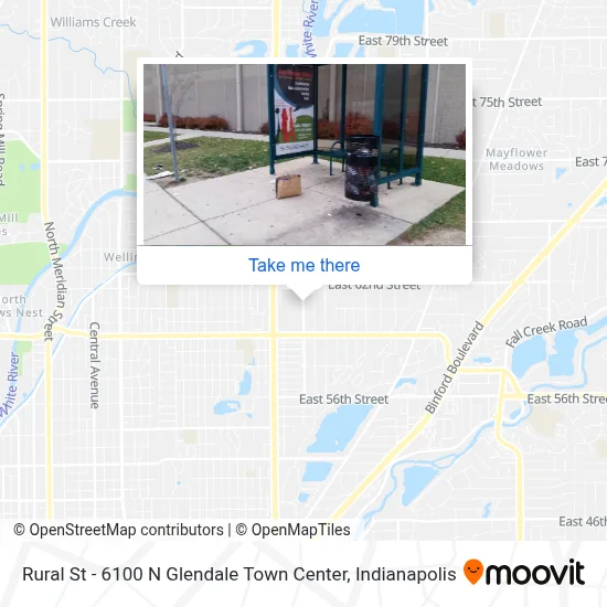 Rural St - 6100 N Glendale Town Center map