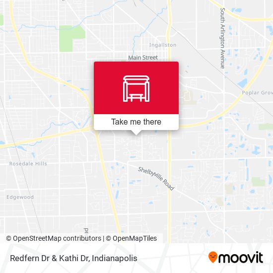Redfern Dr & Kathi Dr map
