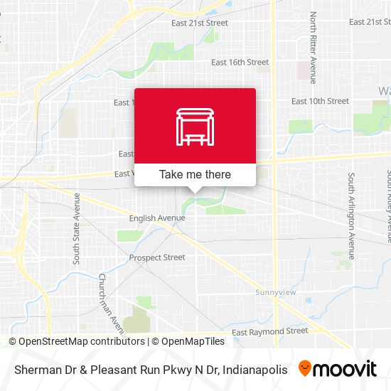 Sherman Dr & Pleasant Run Pkwy N Dr map