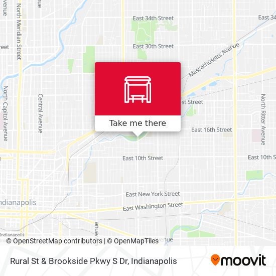 Rural St & Brookside Pkwy S Dr map