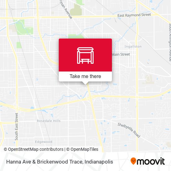 Hanna Ave & Brickenwood Trace map