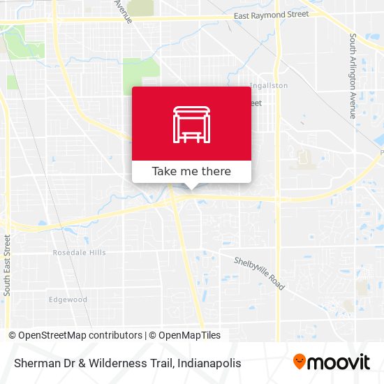 Sherman Dr & Wilderness Trail map
