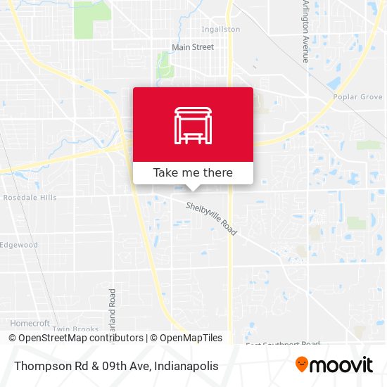 Thompson Rd & 09th Ave map