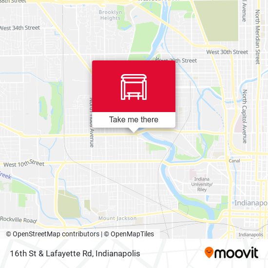 16th St & Lafayette Rd map