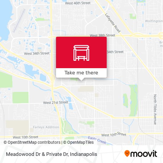 Meadowood Dr & Private Dr map