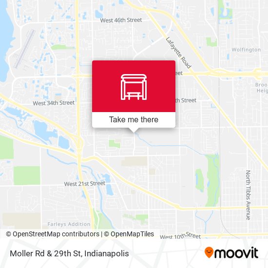 Mapa de Moller Rd & 29th St
