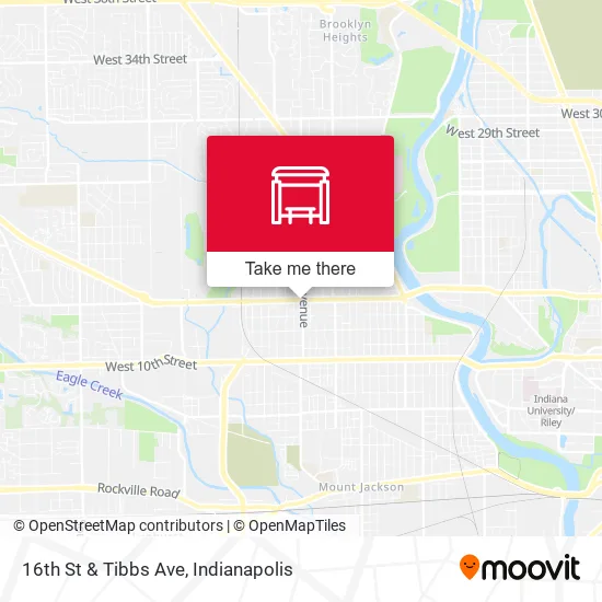 Mapa de 16th St & Tibbs Ave