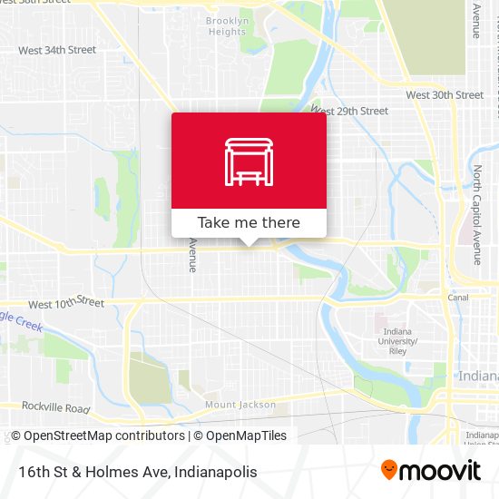 16th St & Holmes Ave map