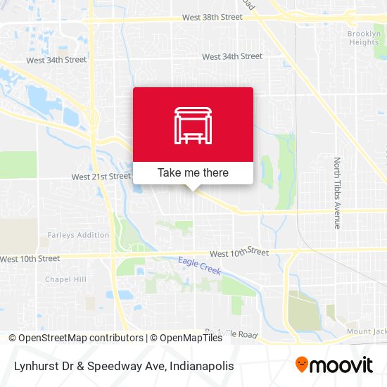 Lynhurst Dr & Speedway Ave map