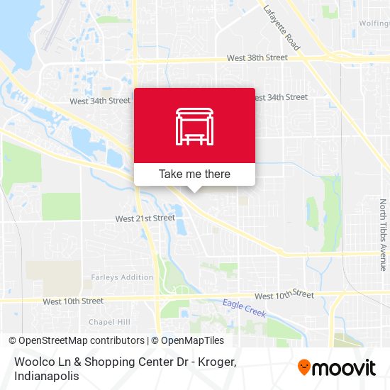 Woolco Ln & Shopping Center Dr - Kroger map