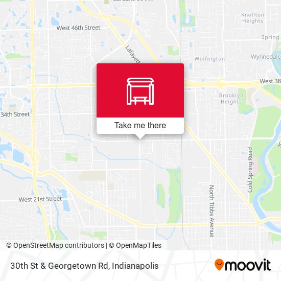 30th St & Georgetown Rd map