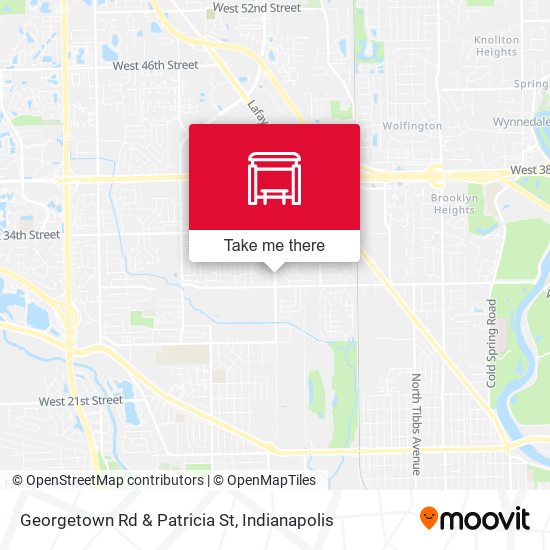 Georgetown Rd & Patricia St map