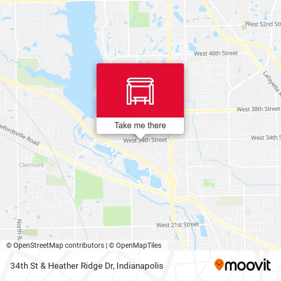 Mapa de 34th St & Heather Ridge Dr