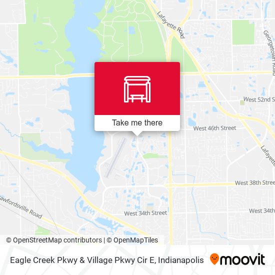 Eagle Creek Pkwy & Village Pkwy Cir E map
