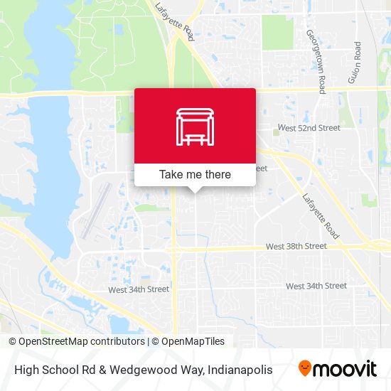 High School Rd & Wedgewood Way map
