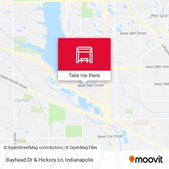 Mapa de Bayhead Dr & Hickory Ln