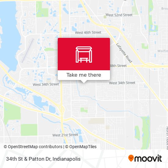 34th St & Patton Dr map