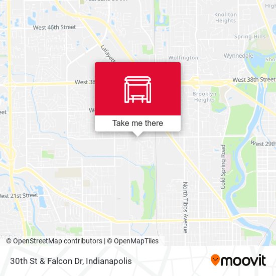 30th St & Falcon Dr map