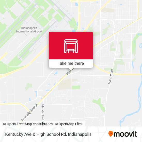 Kentucky Ave & High School Rd map