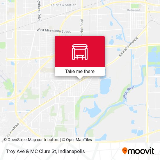 Mapa de Troy Ave & MC Clure St