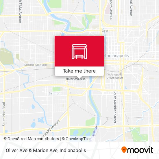 Mapa de Oliver Ave & Marion Ave