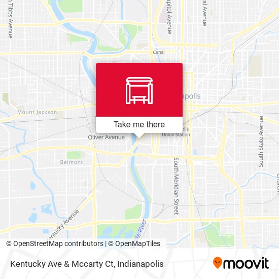 Kentucky Ave & Mccarty Ct map