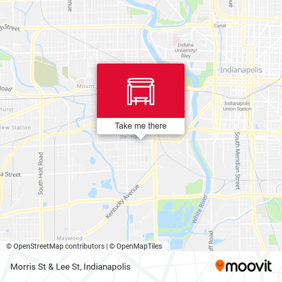 Morris St & Lee St map