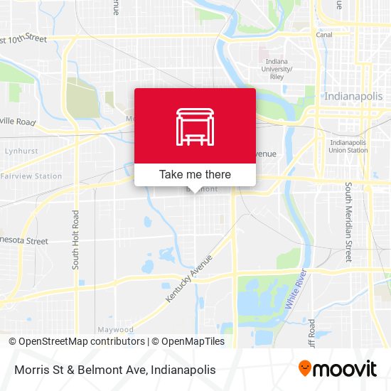 Morris St & Belmont Ave map