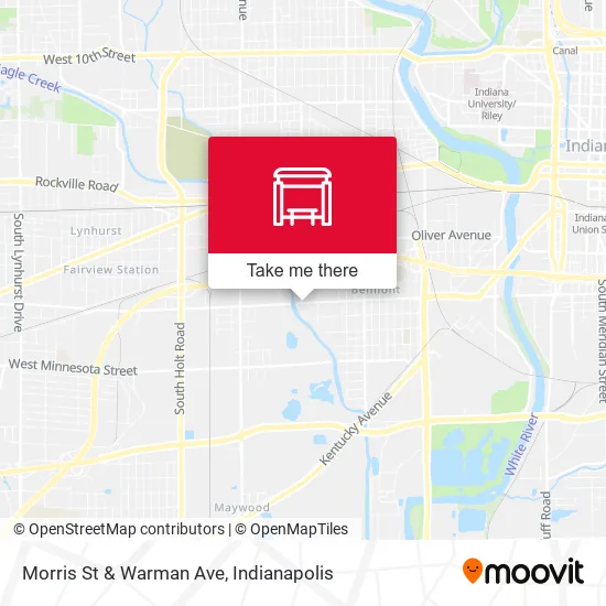 Morris St & Warman Ave map