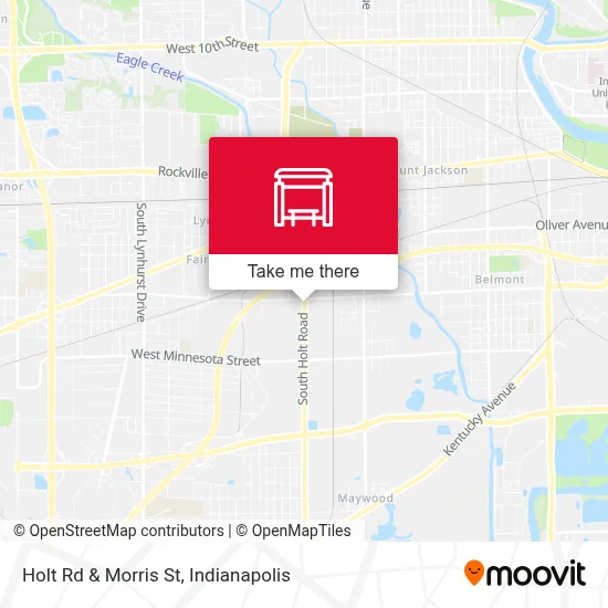 Holt Rd & Morris St map