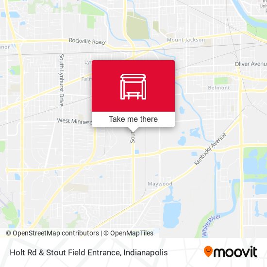 Mapa de Holt Rd & Stout Field Entrance