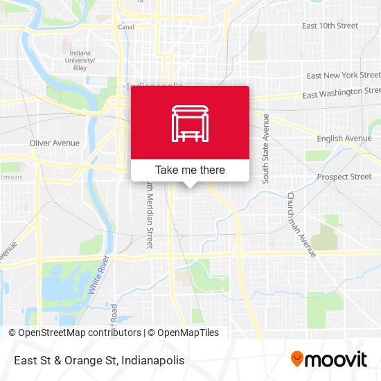 Mapa de East St & Orange St